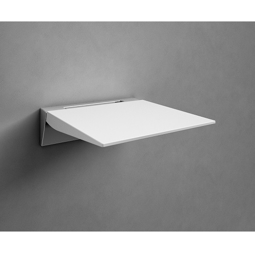 Provex Serie 500 klappbarer Duschsitz weiß chrom