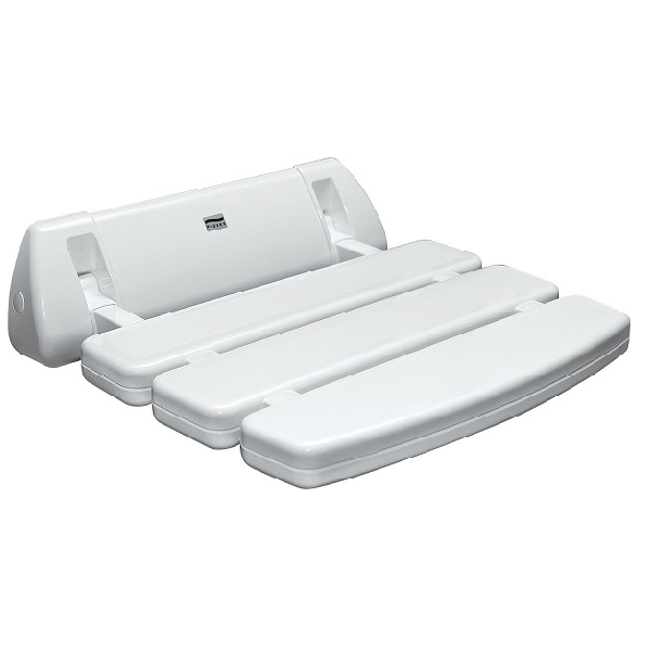 Provex Serie 250 klappbarer Duschsitz für Wandmontage weiß